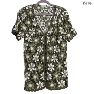 Women's Floral Crochet dress or cover up